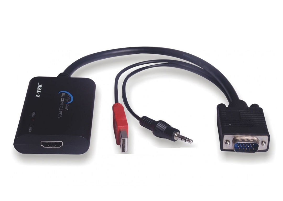 Cáp VGA sang HDMI + USB + Audio ZTEK ZE577A